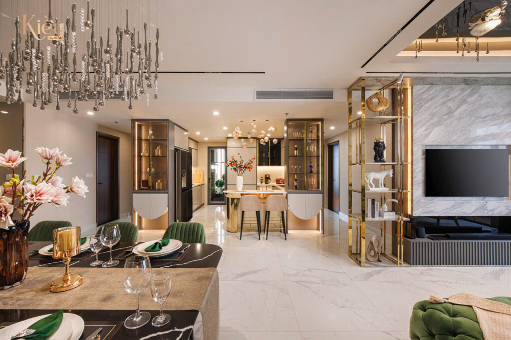 Nội thất căn hộ Sky Duplex Kiều By Kita tầng 24 - 25