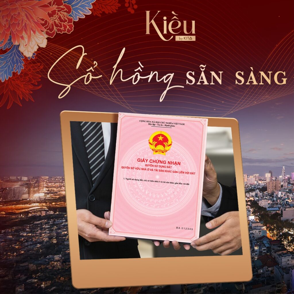 Căn hộ Kiều By Kita đã có sổ hồng từng căn, sở hữu lâu dài