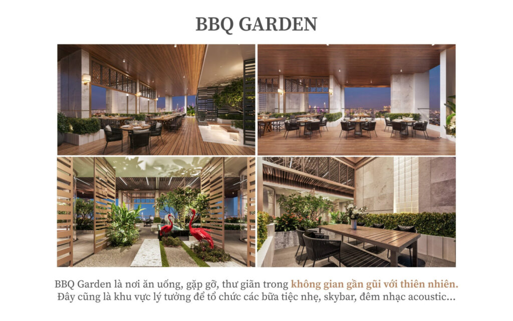 BBQ Garden và vườn thượng uyển tầng 12B Kiều By Kita