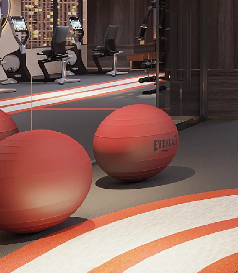Phòng gym Sky Fitness Lounge tầng 12A Kiều By Kita