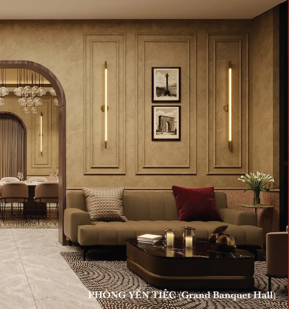Phòng yến tiệc Grand Banquet Hall tầng 12B Kiều By Kita